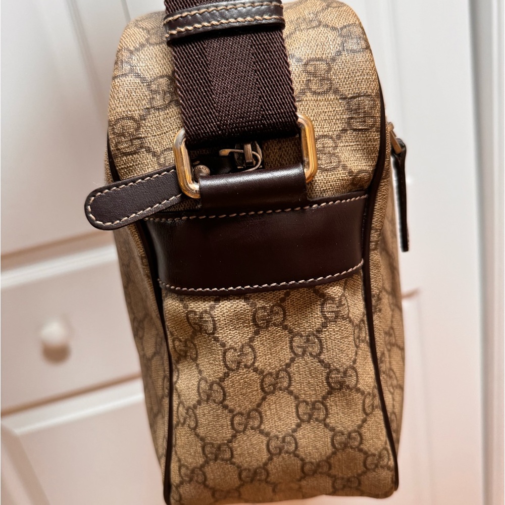 Gucci Gg Supreme sling cross-bag Unisex Large size - Picture 12 of 16